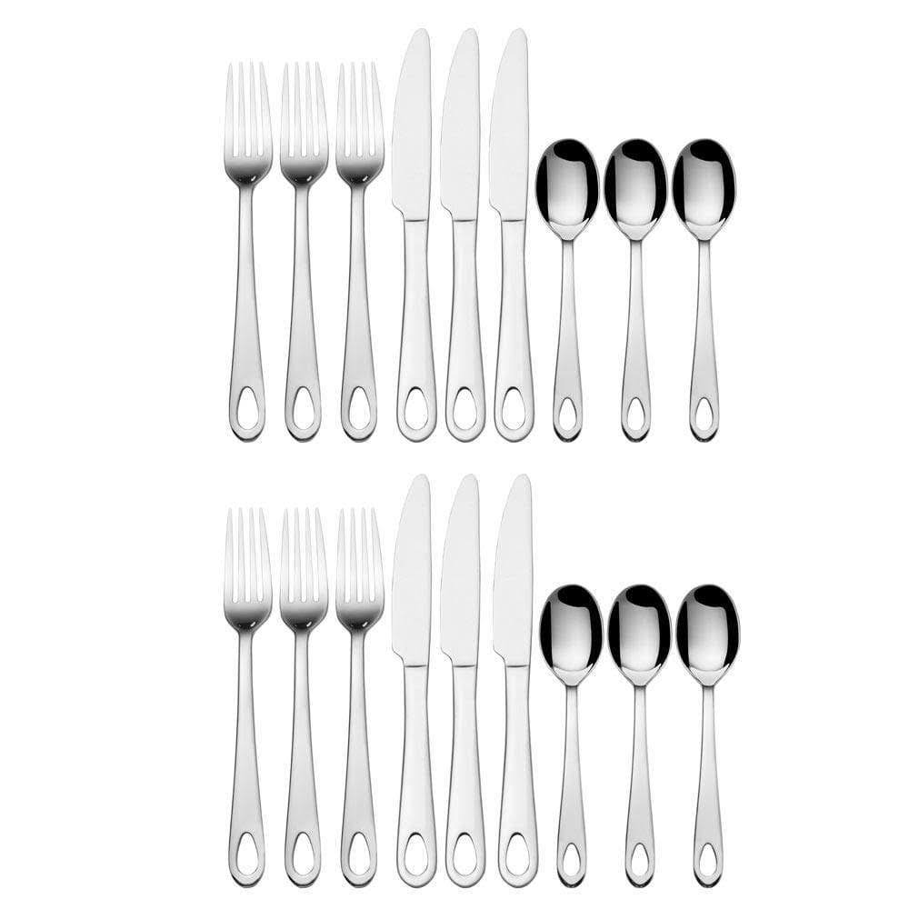 18 pc Flatware Set with Hanging Caddy B8566