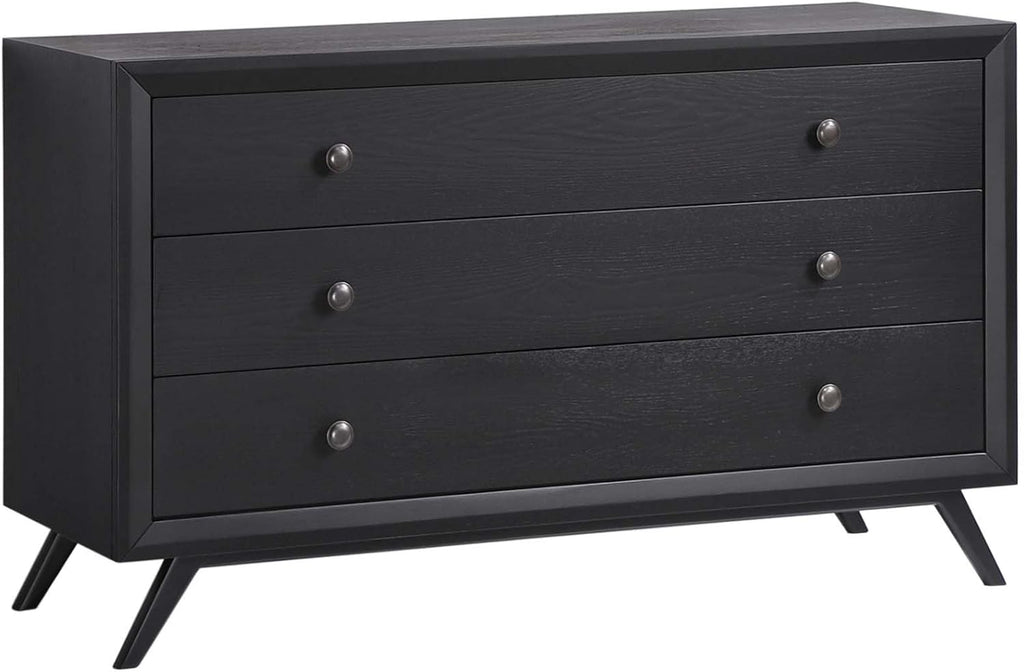 Mid-Century Modern Wood Nightstand P616