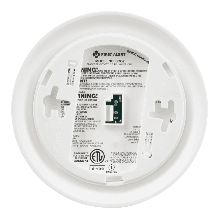 Smoke and Carbon Monoxide Detector with 9V Battery N6928