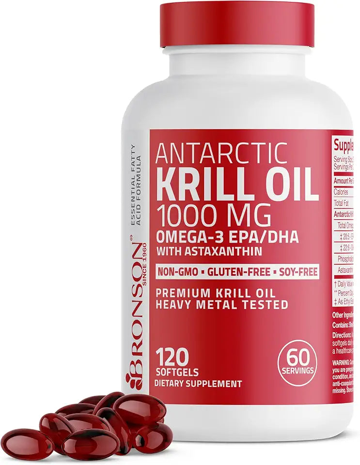 Krill Oil 1000 mg Omega-3 Softgels Y653086