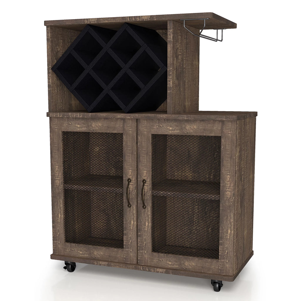 Mini Bar with Casters E87840
