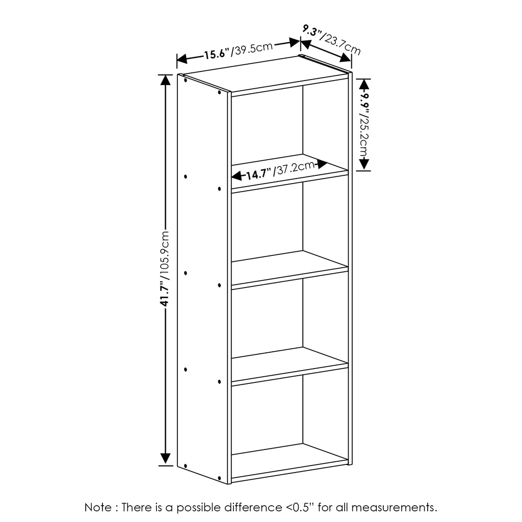 4-Tier Open Shelf Bookcase G28171