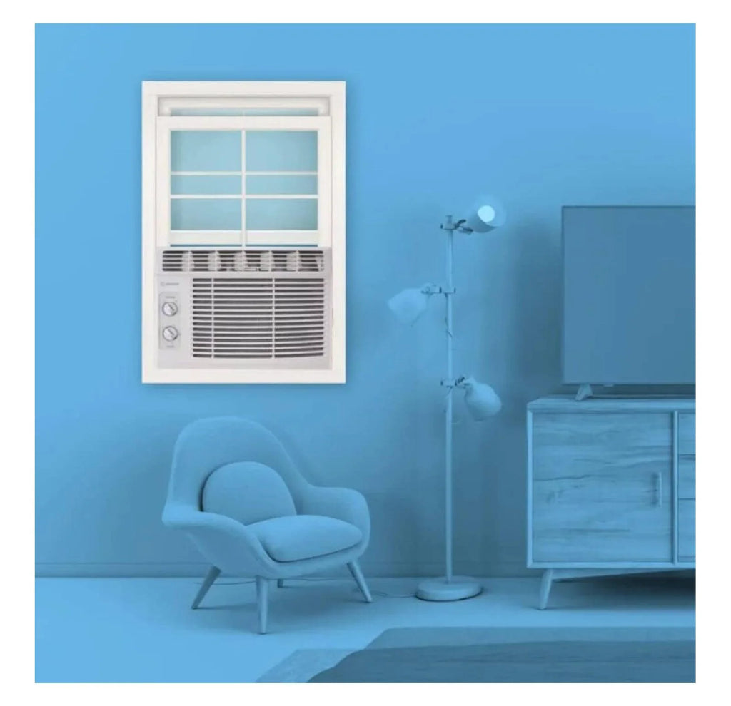 5,000 BTU Window Air Conditioner with Manual Controls, White V418