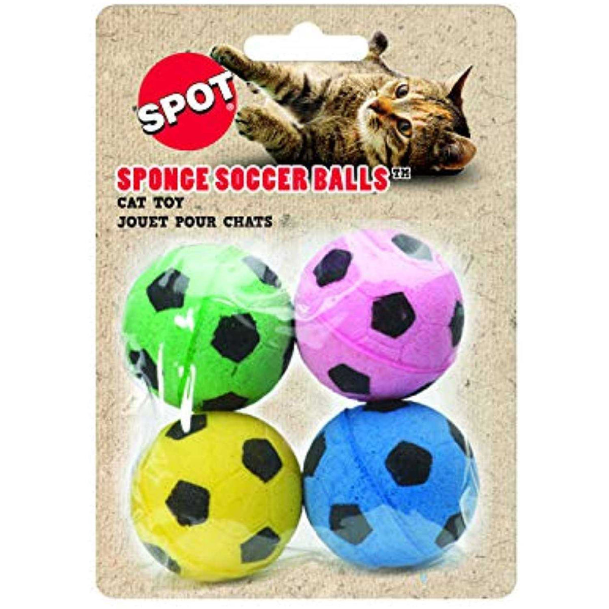 Sponge Soccer Balls Cat Toy H97253