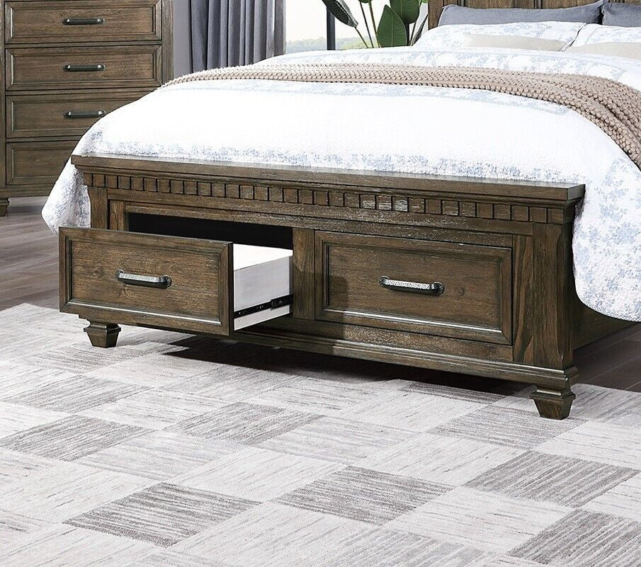 Queen Size Bed with Storage Drawers N3406