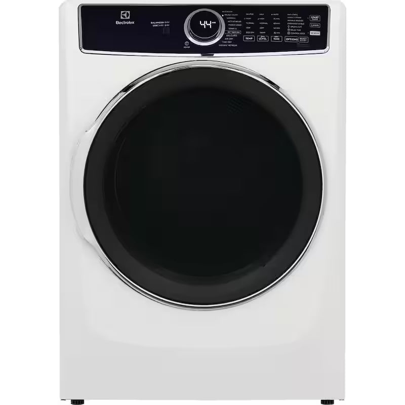 White 8 cu. ft. Front Load Electric Dryer M628
