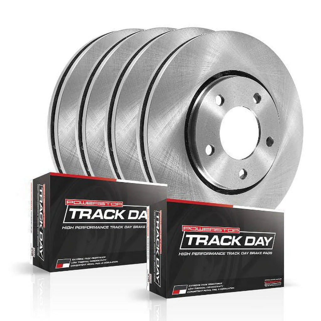 Front and Rear Brake Pad and Rotor Kit P6080