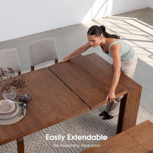 Extendable Solid Wood Dining Table A417757