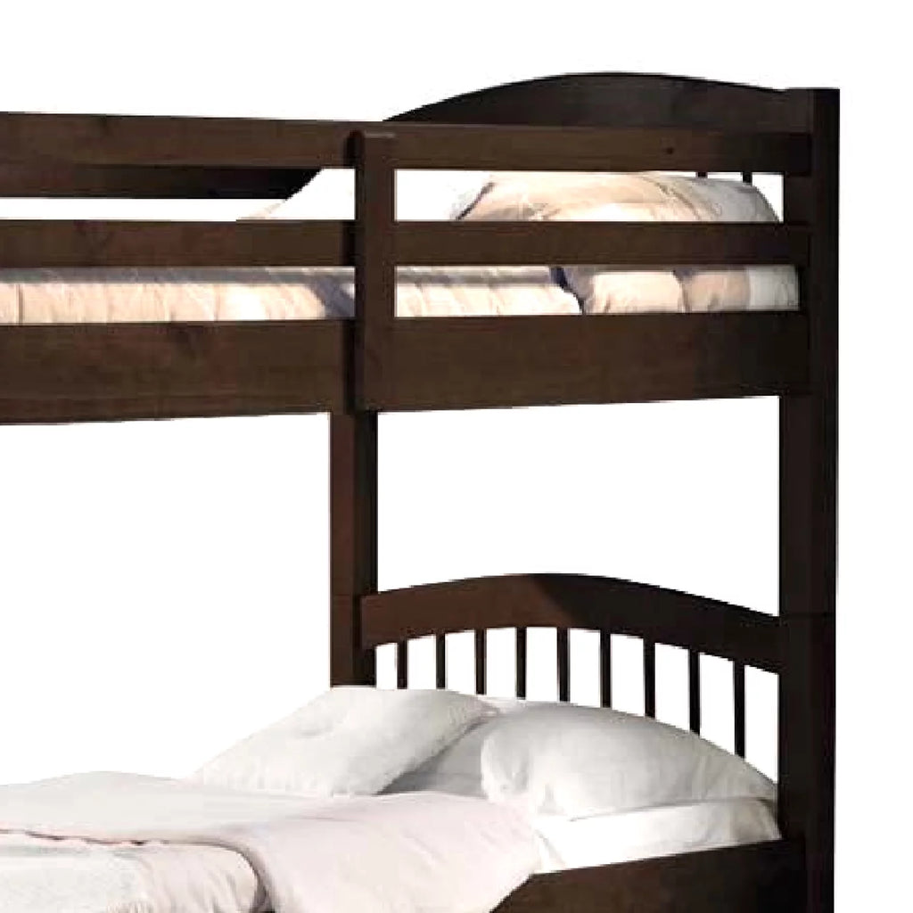 Wooden Twin Bunk Bed & Trundle with 3 Drawers O724