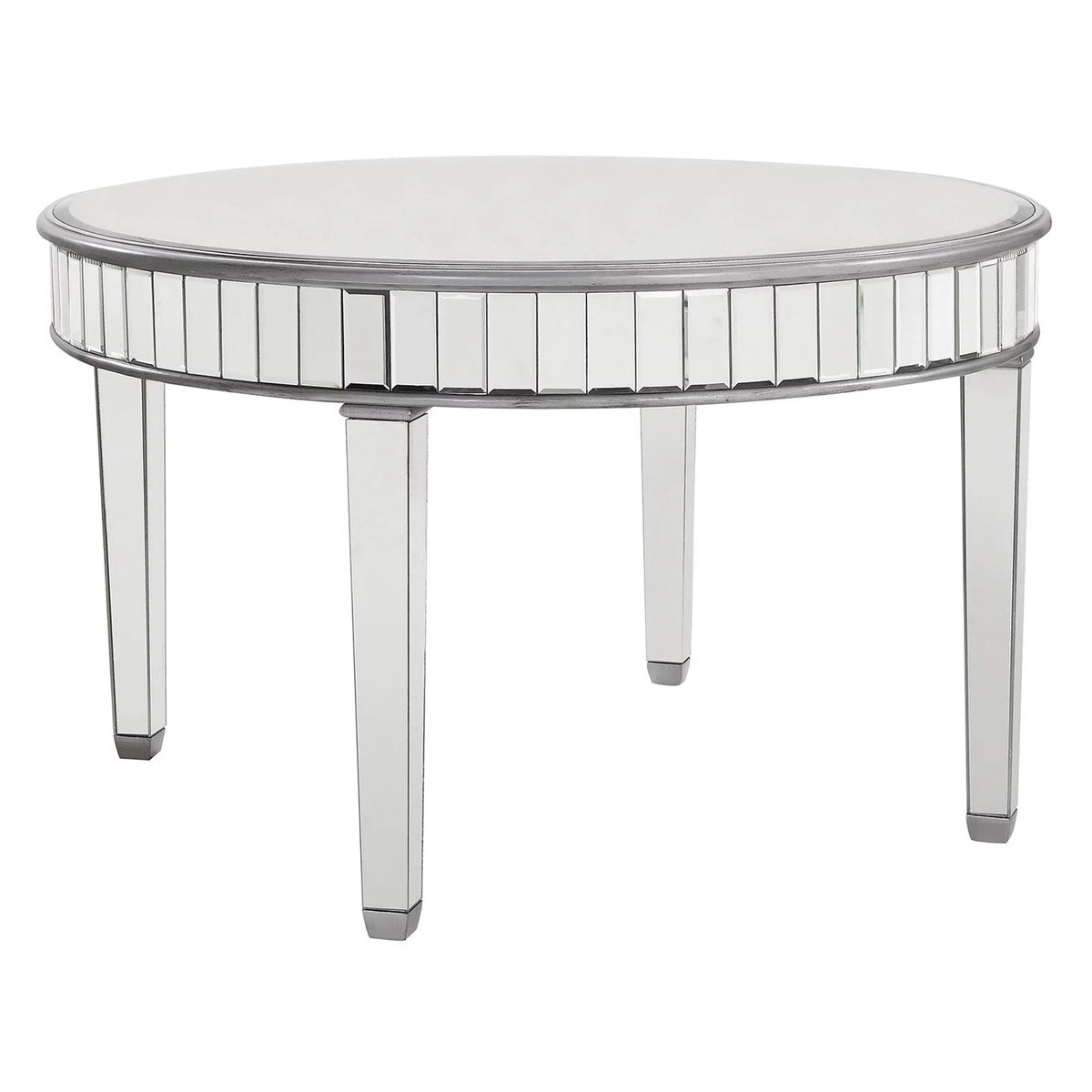 Mirrored Round Dining Table Q868