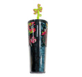 24 oz Tumbler Cup with Silicone Straw Topper Q67520