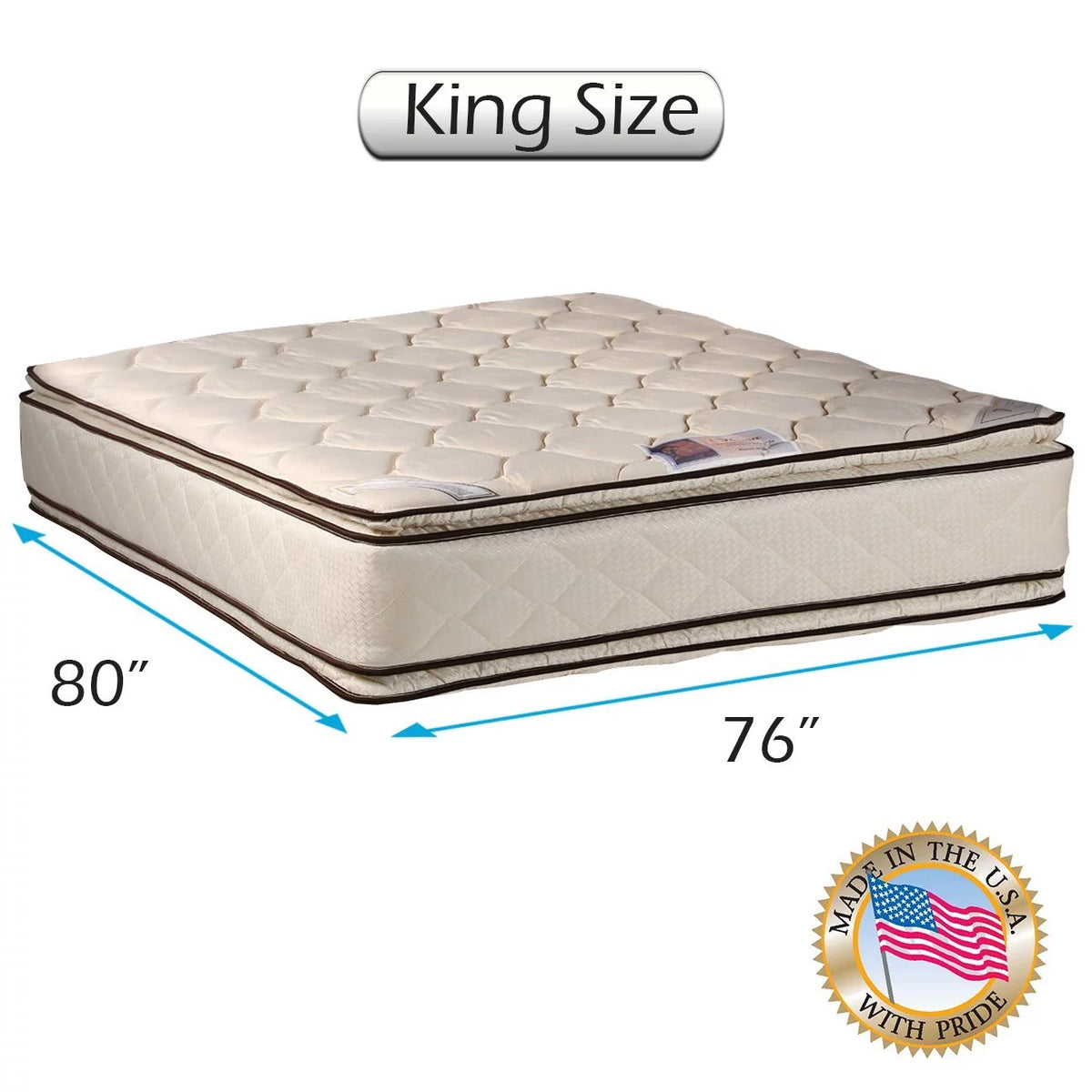 King Size Pillow Top Mattress R59186