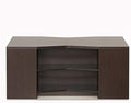 Modern Wood Multi Shelf Coffee Table in Walnut S1754