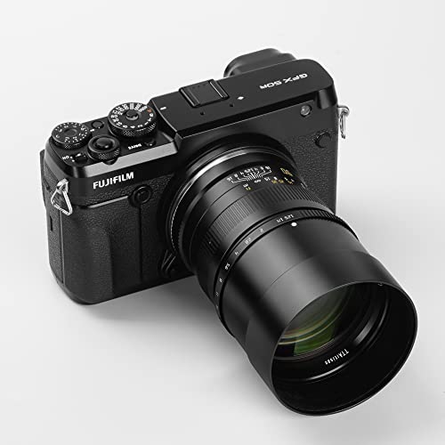 90mm f1.25 Manual Focus Mirrorless Camera Lens Black N69957