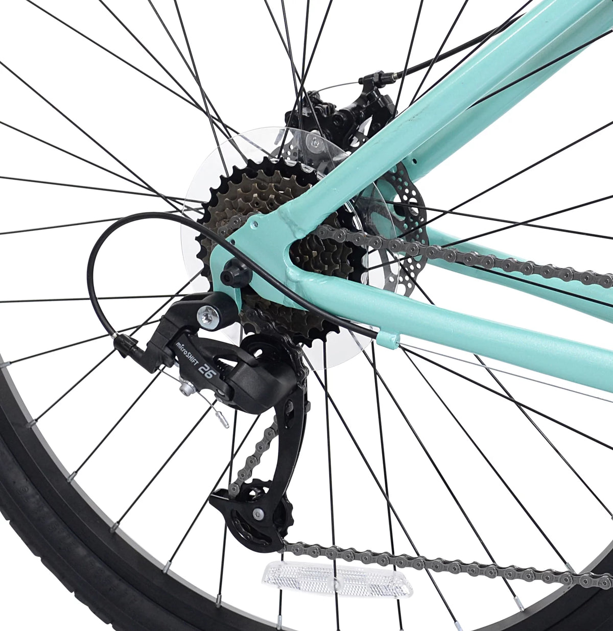 27.5 in. Light Blue Aluminum All-Terrain Bike K44214