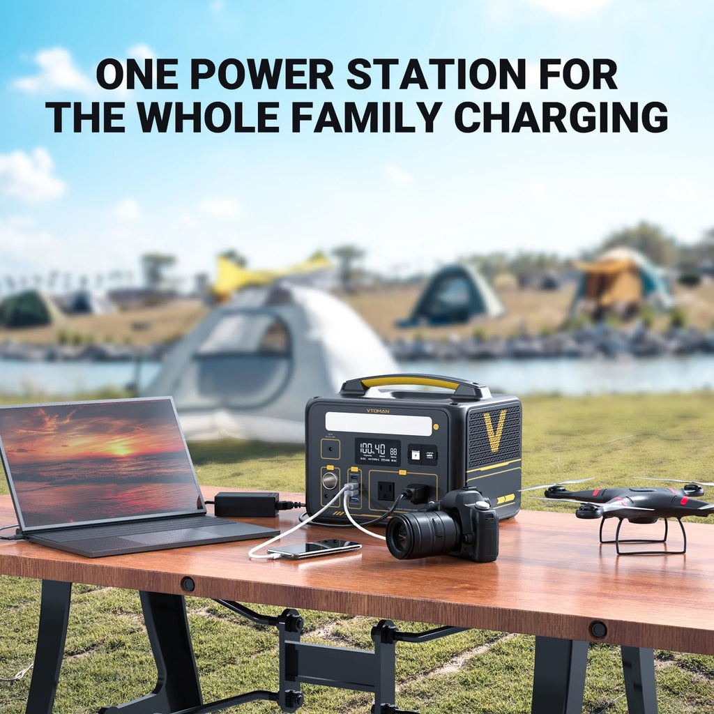 Portable Power Station 600W 299Wh LFP Solar Generator J406784