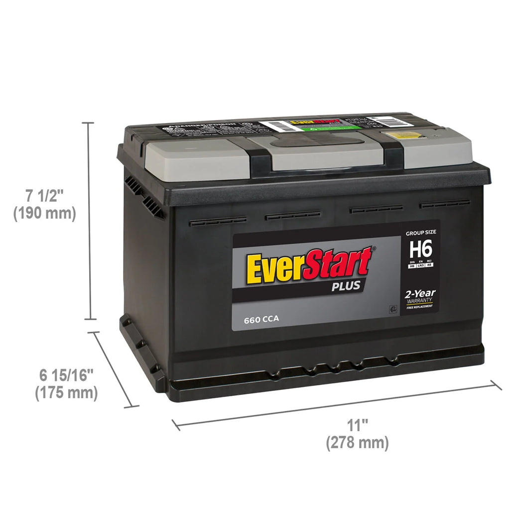 Lead Acid Automotive Battery Group Size H6 12 Volt 660 CCA M494511