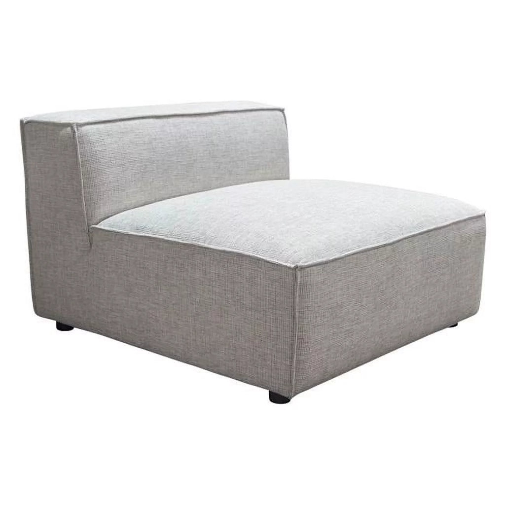 Armless Chair in Barley Fabric P661