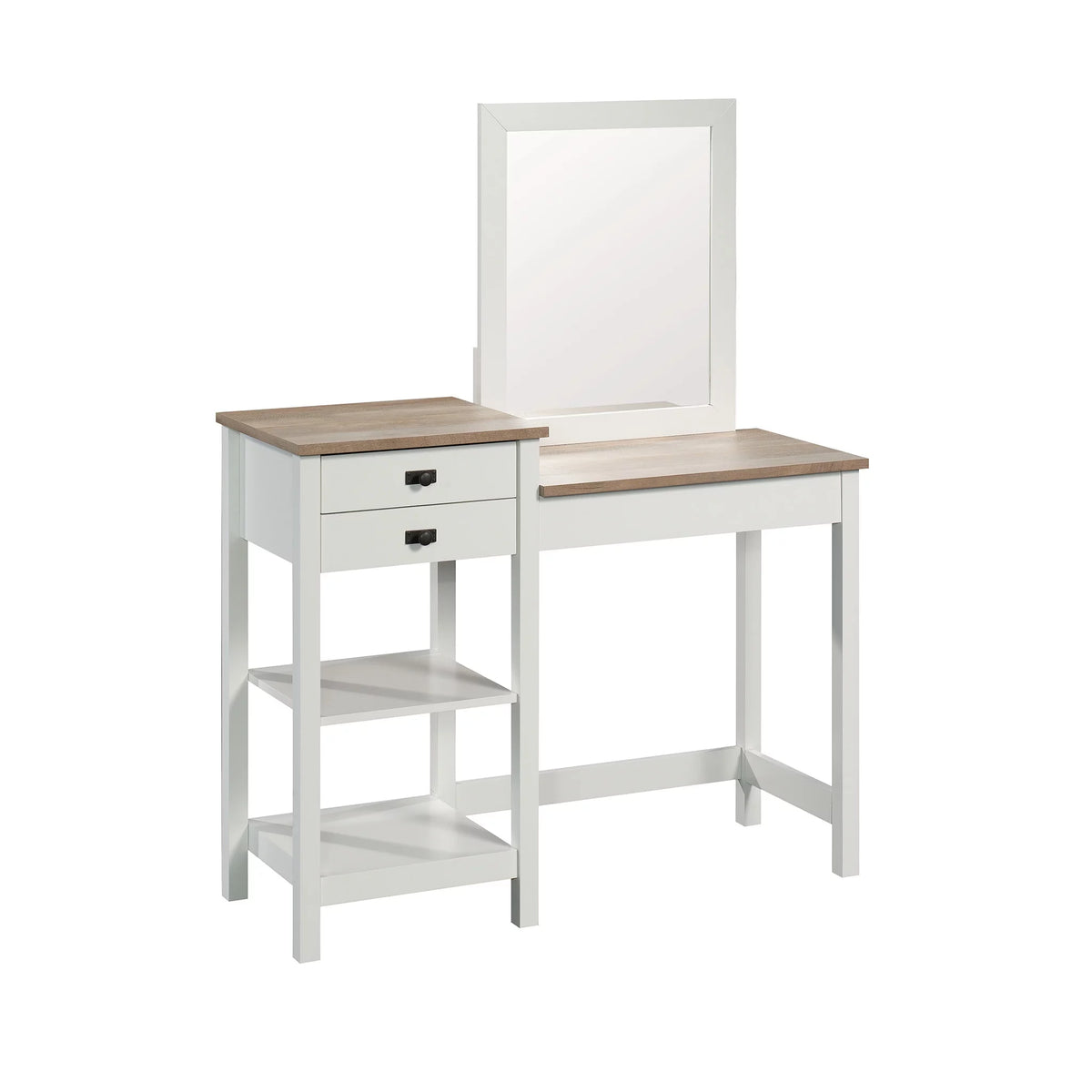 Soft White Bedroom Vanity with Mirror G53141