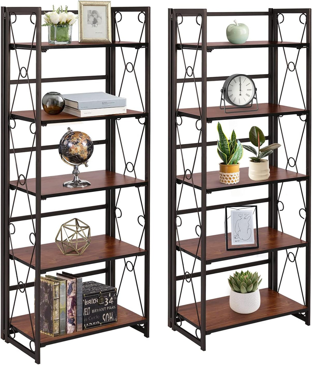 4-Tier Storage Bookshelf with Drawers D1959