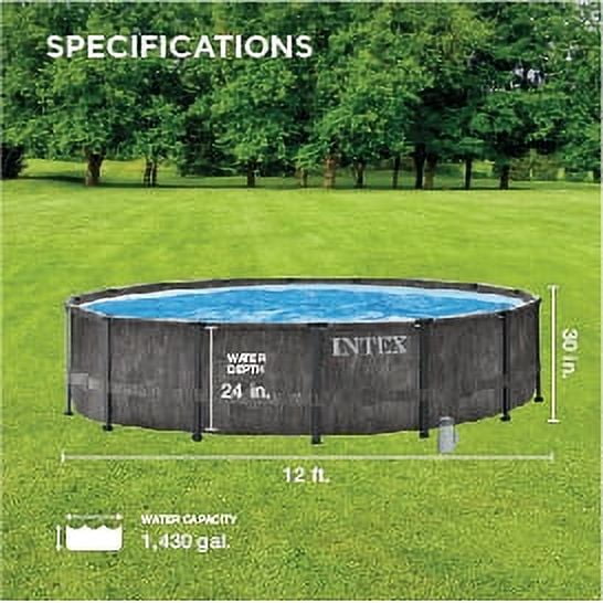 12'x30 Round Above Ground Swimming Pool L9779