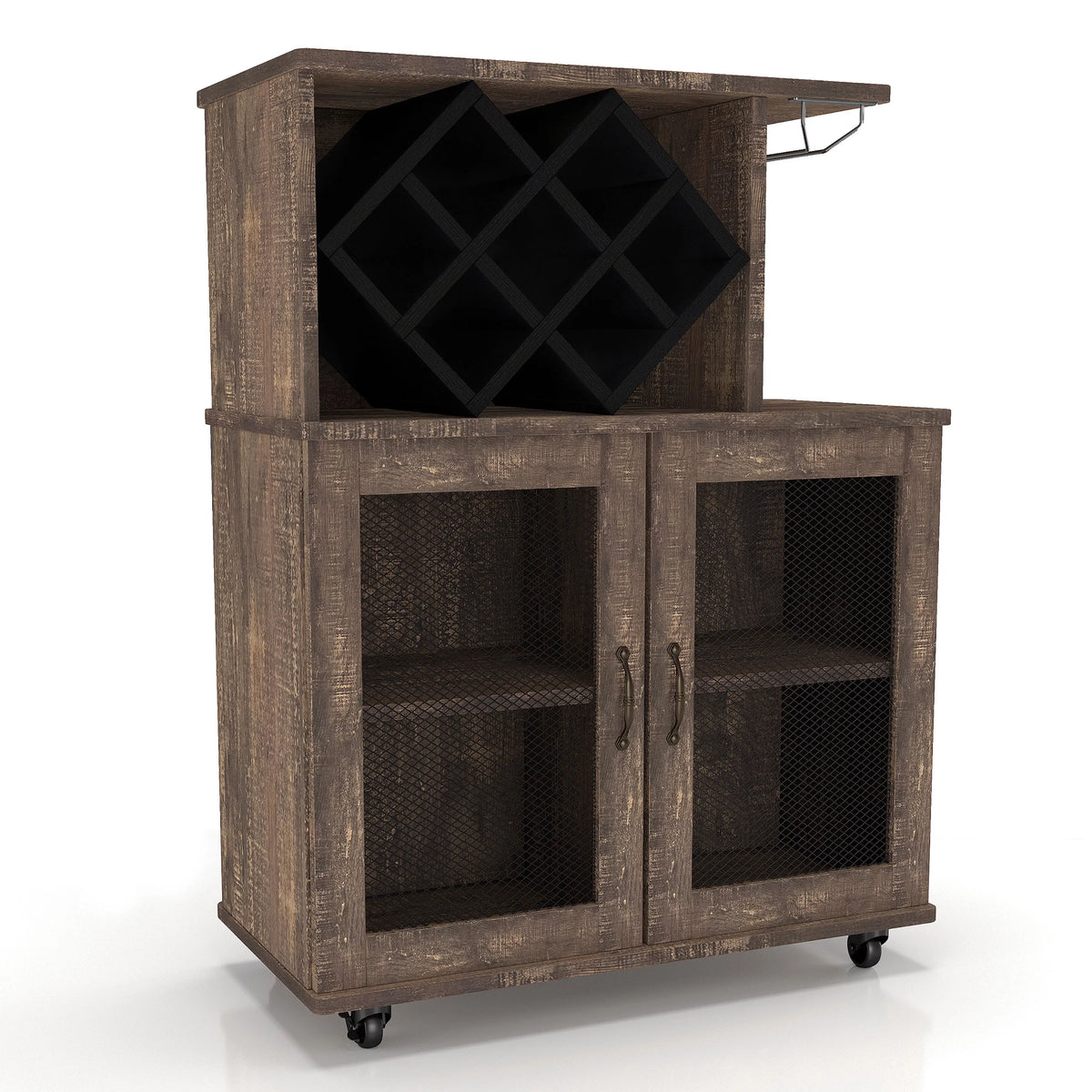 Mini Bar with Casters E87840