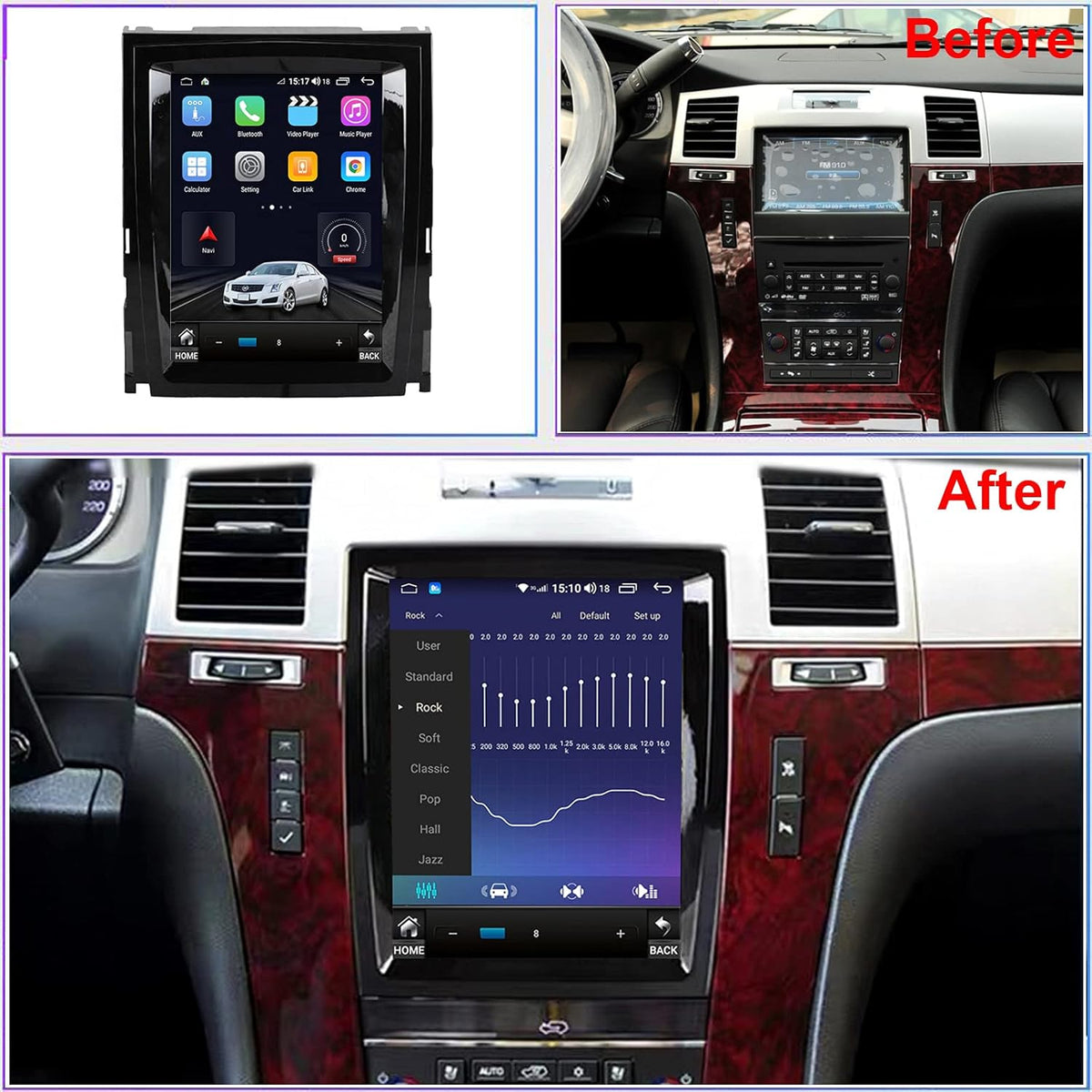 Android 11 Car Stereo 10.4inch Octa-core 4+64G IPS Touch Screen R556