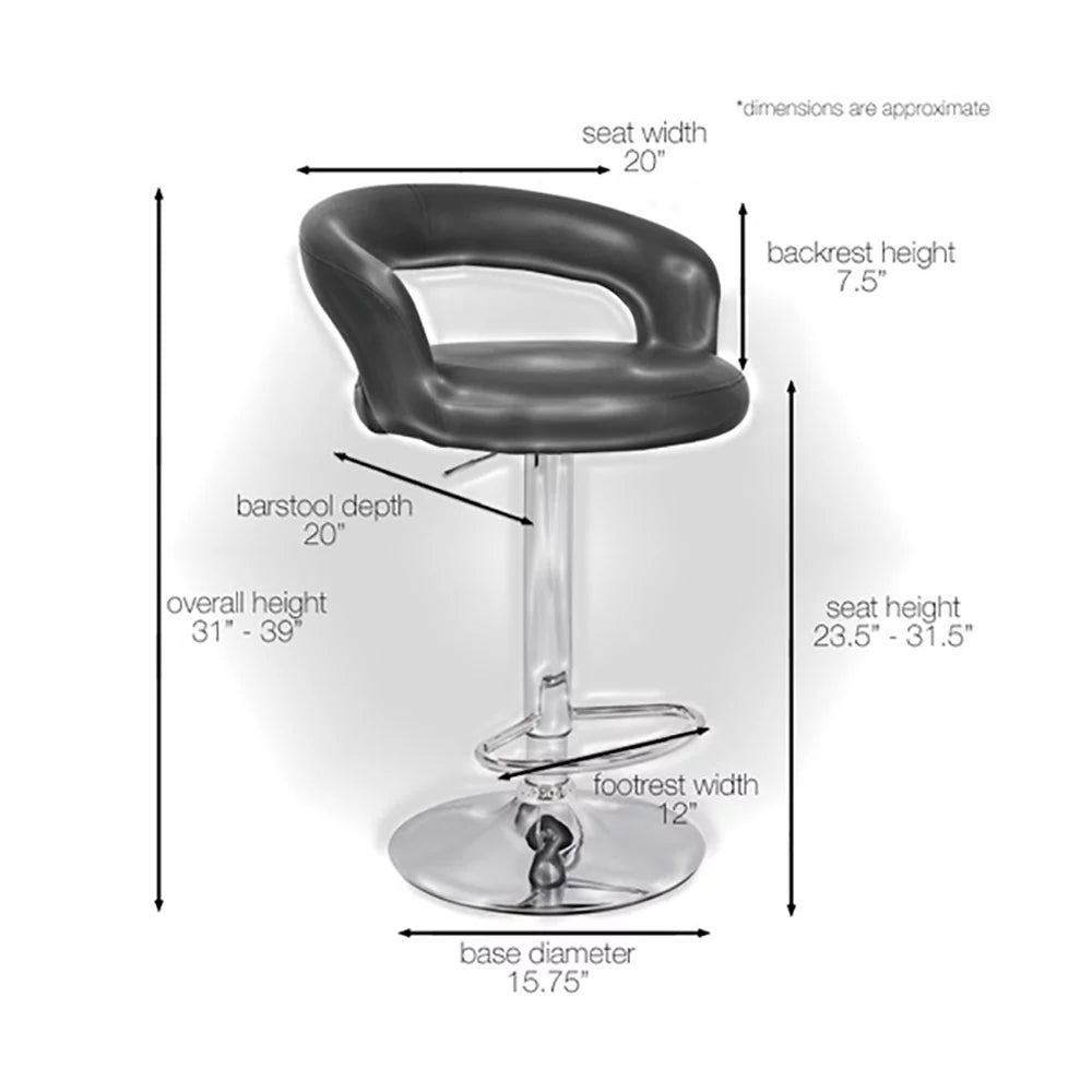 Adjustable Height Counter Bar Stool P586
