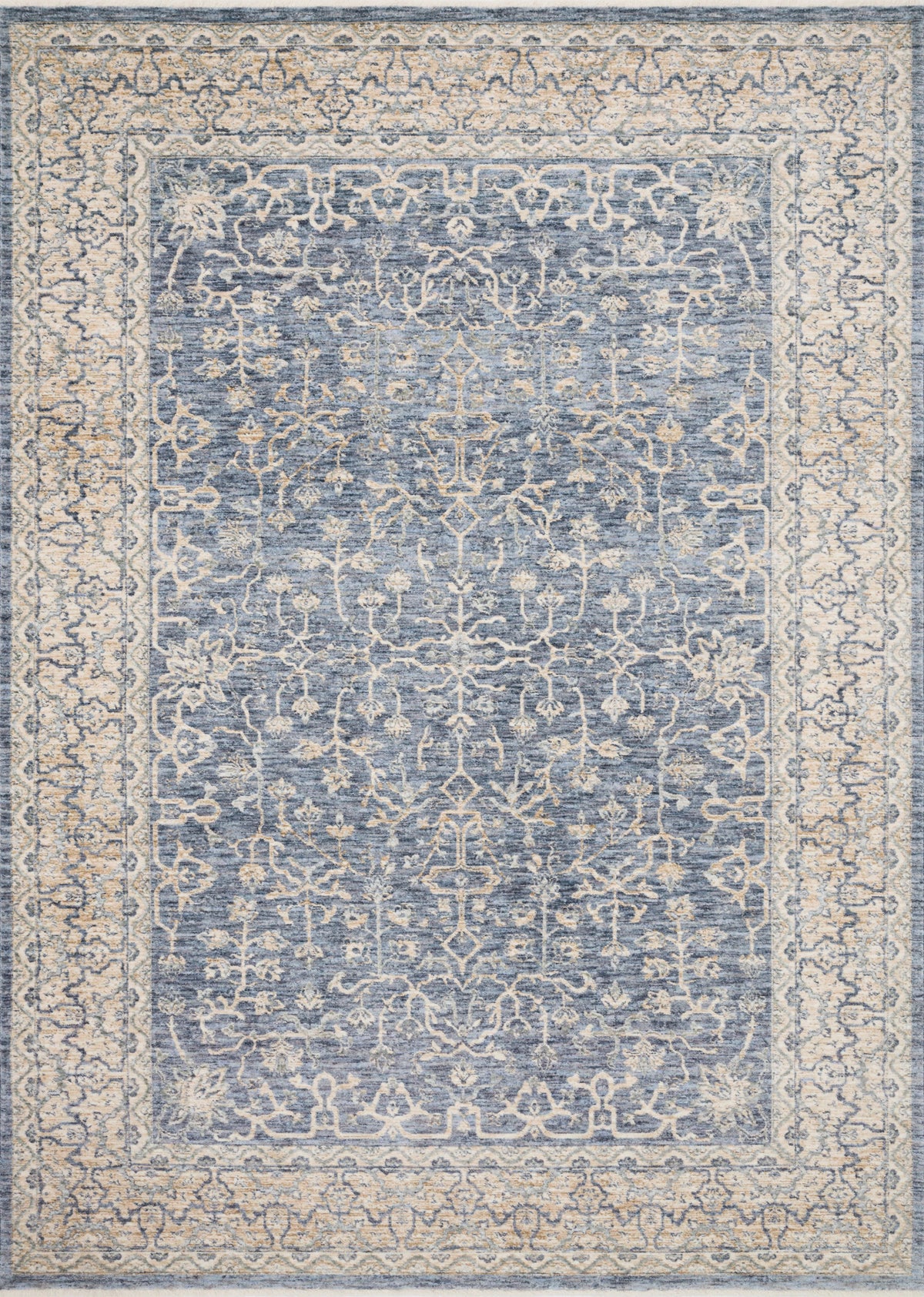 Dark Blue Ivory Rug 7'10 x 10' A8237