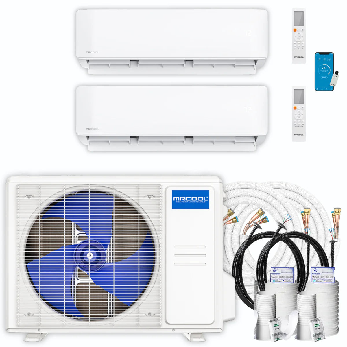 30,000 BTU 2 Zone Ductless Mini Split Air Conditioner and Heat Pump G260