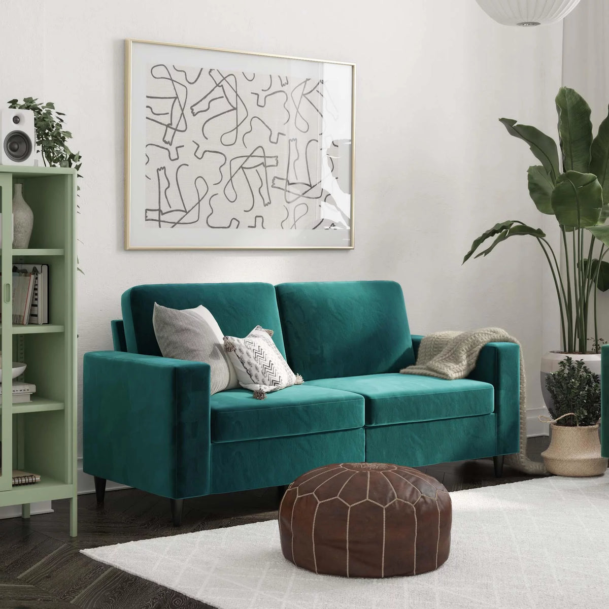 Gray Linen 3 Seater Sofa X3549