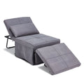 Gray Folding Single Sofa Bed Y5431