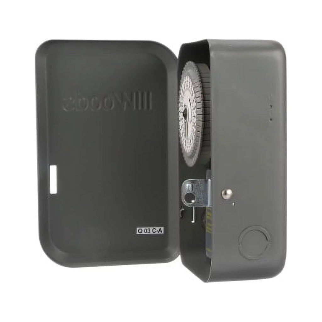 Indoor 24-Hour Mechanical Time Switch Timer with Metal Box W227453