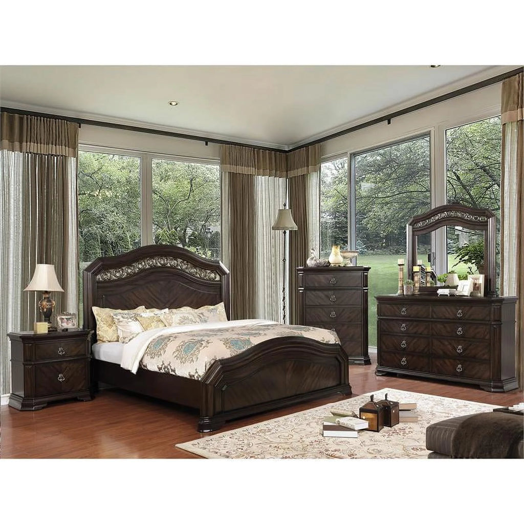 Espresso 8-Drawer Wood Dresser P220574