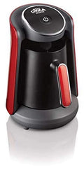 Turkish Greek Coffee Machine Red Silver G931943