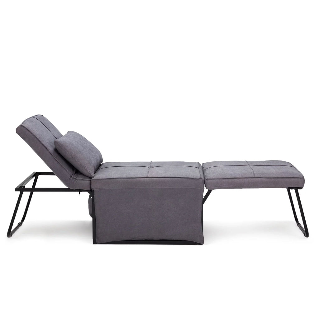 Gray Folding Single Sofa Bed Y5431