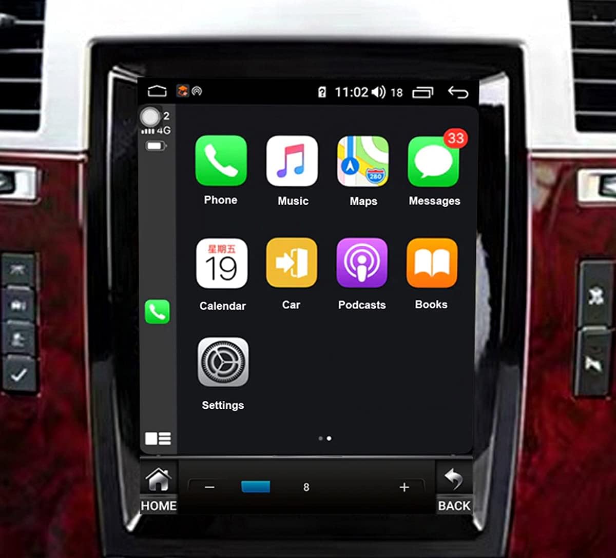 Android 11 Car Stereo 10.4inch Octa-core 4+64G IPS Touch Screen R556