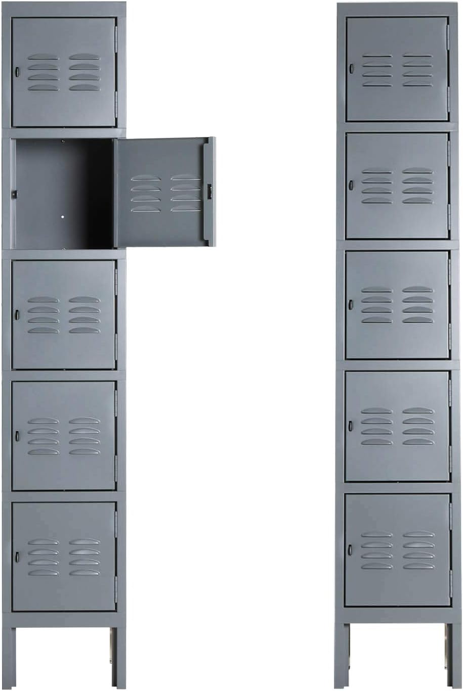 Blue Triple Tier Metal Locker Q9804