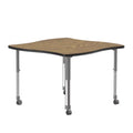 Commercial Laminate Top Desk with Casters 42x42" Z425
