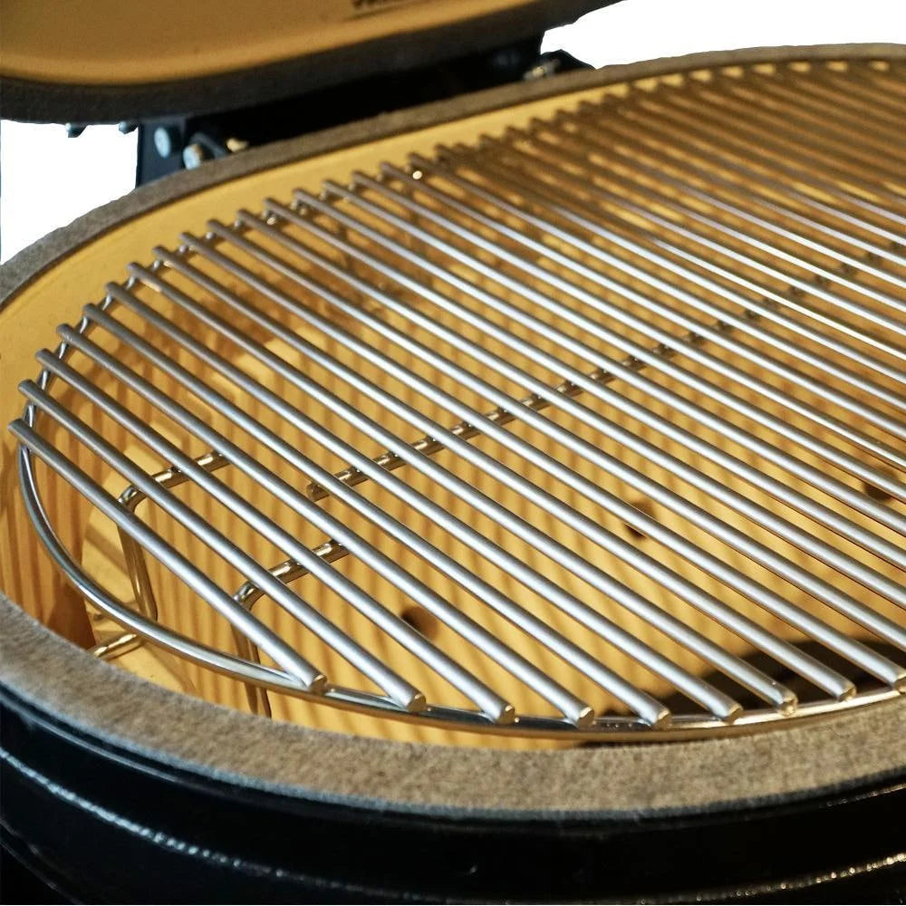 Ceramic Kamado Grill With Stainless Steel Grates E393859
