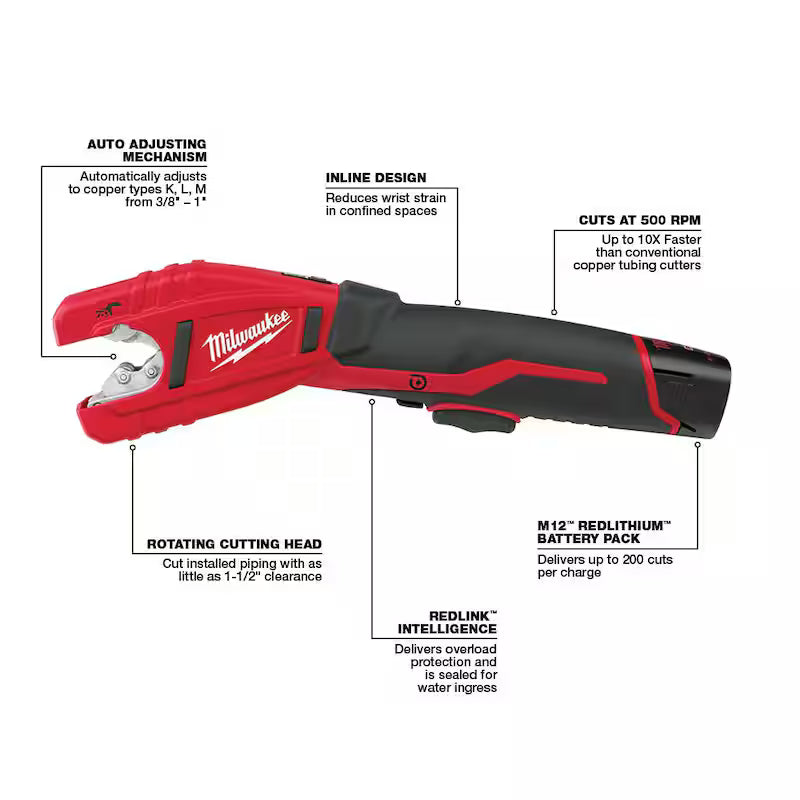 12-Volt Cordless Press Tool Kit with 3 Jaws U195914