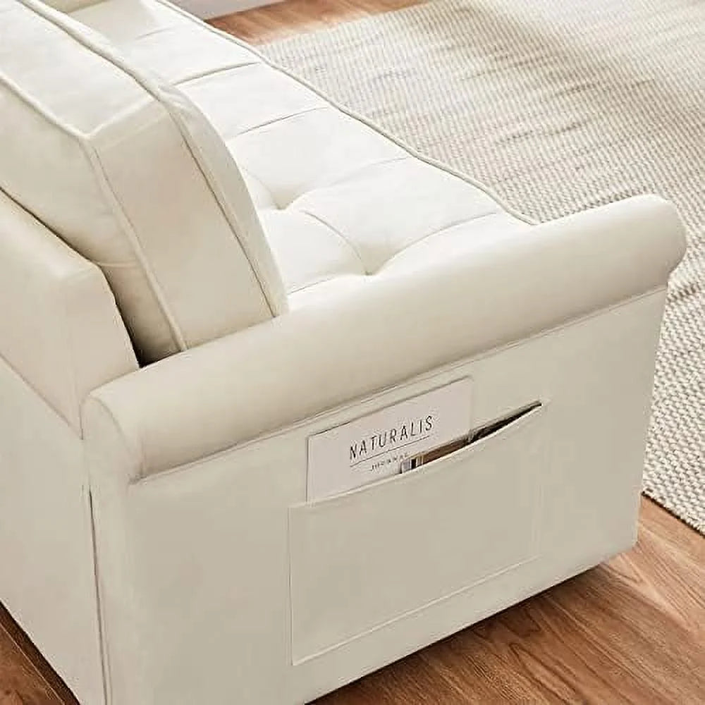 Velvet Upholstered Sleeper Sofa Bed I18975