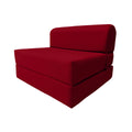 Red Sleeper Chair Folding Foam Beds C55327