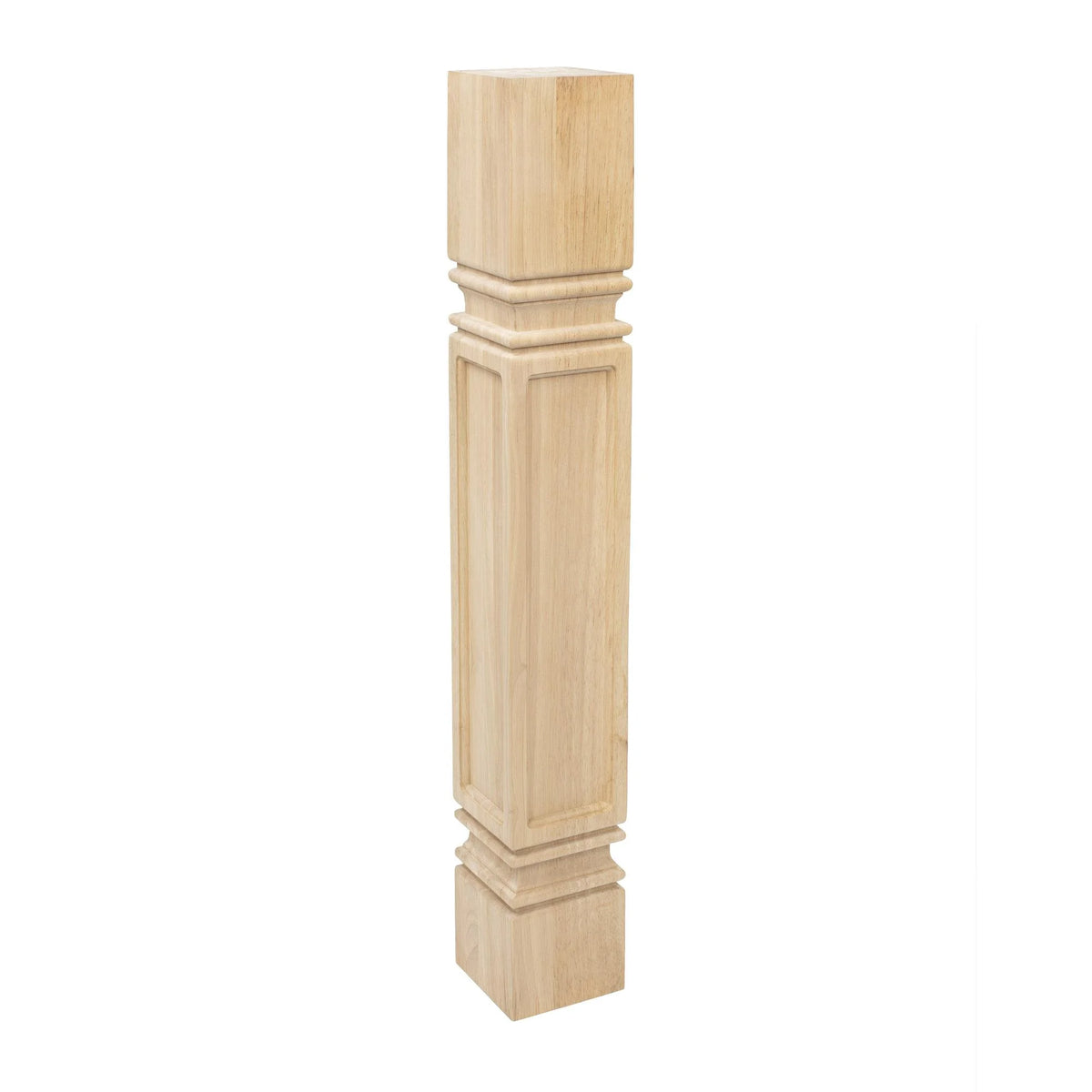 Unfinished Solid Hardwood Kitchen Island Leg O2557