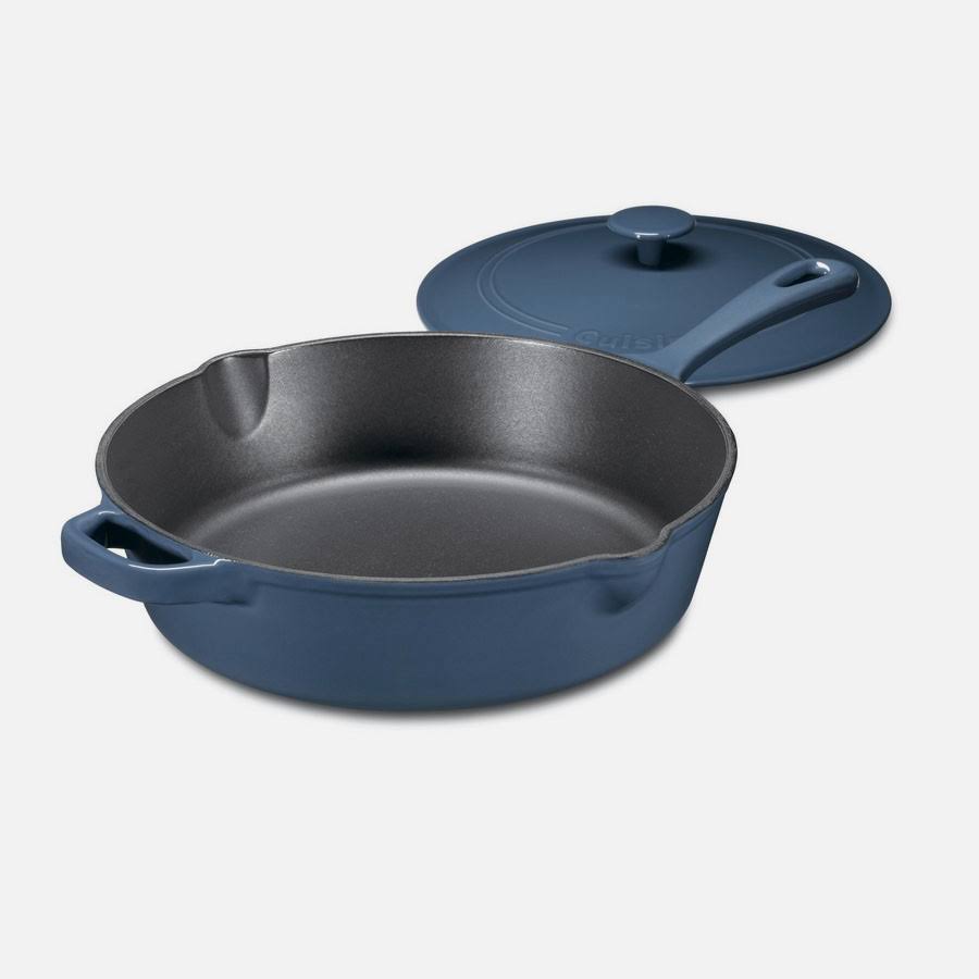 12 inch Enameled Cast Iron Chicken Fryer J425260