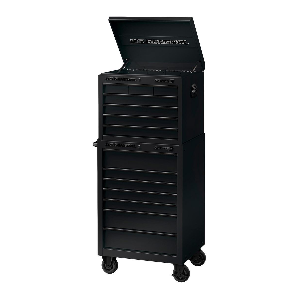 27 in. x 22 in. Black Roll Cab B73899