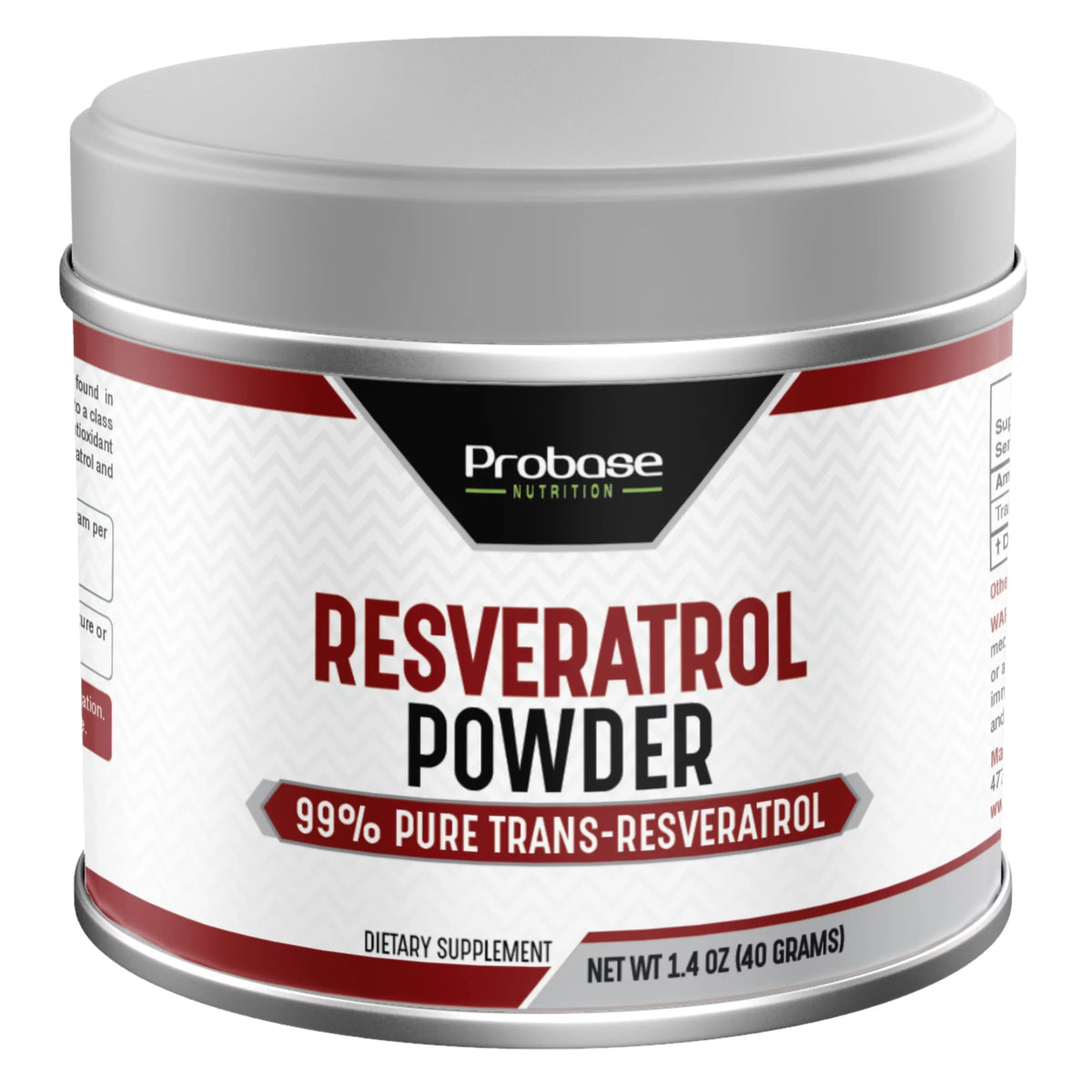 Micronized Trans-Resveratrol Powder 1000mg 40g C2666