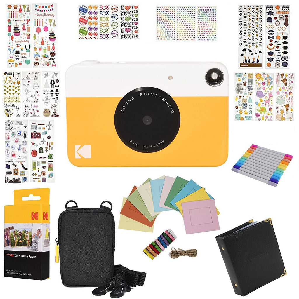 Instant Camera Bundle with Zink Paper and Case T78498