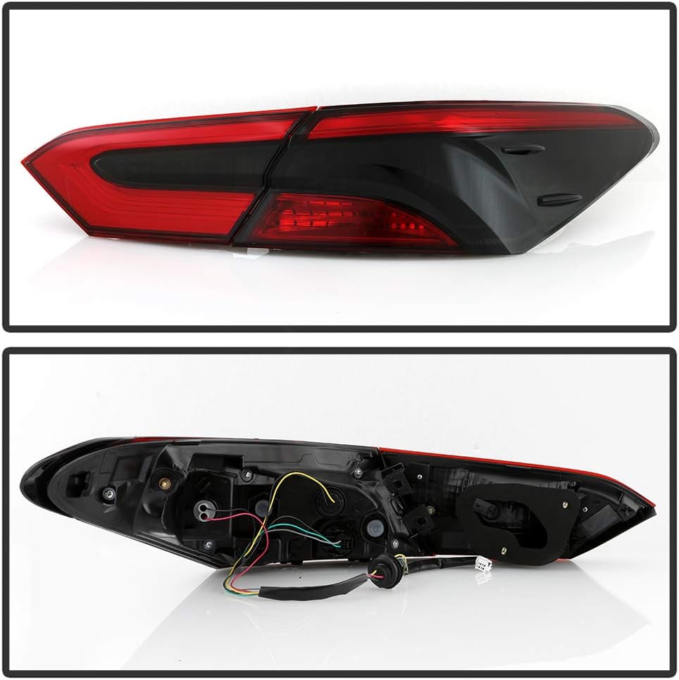 Red Smoke Tail Lights Rear Brake Lamps Assembly 4PCS M74906