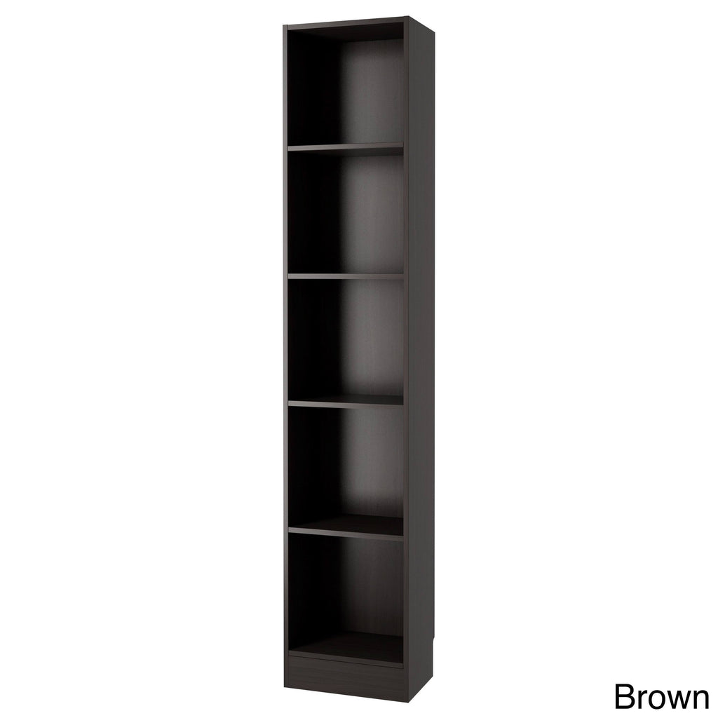 Tall Narrow 5-Shelf Bookcase U3078